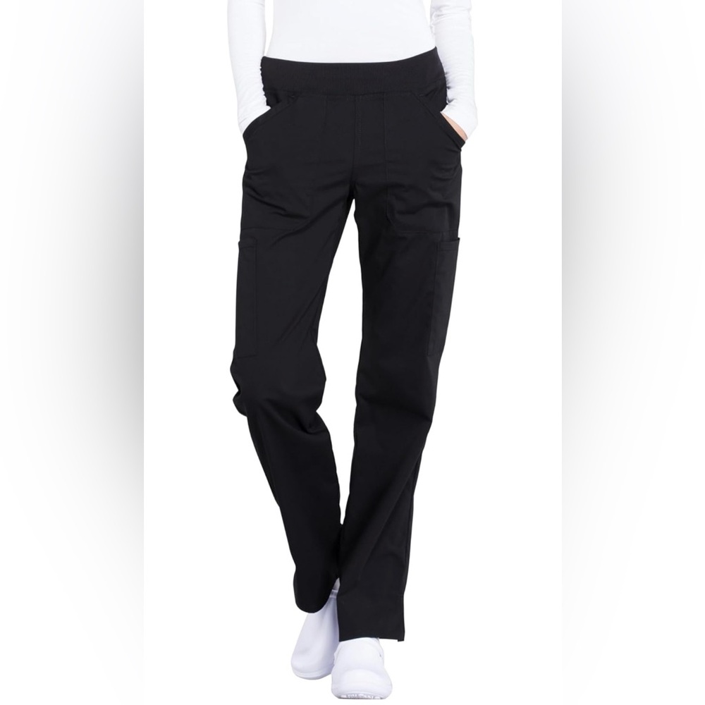 Cherokee Women's Scrub Pants Mid Rise Straight Leg
